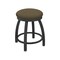 Holland Bar Stool Co 18" Swivel Vanity Stool, Pewter Finish, Graph Cork Seat 80218PW017 - alternate 1
